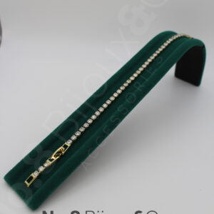 Xuping 14K Altın Rengi Su Yolu Zirkon Taşlı Bileklik (17+2,5 cm) - Görsel 4